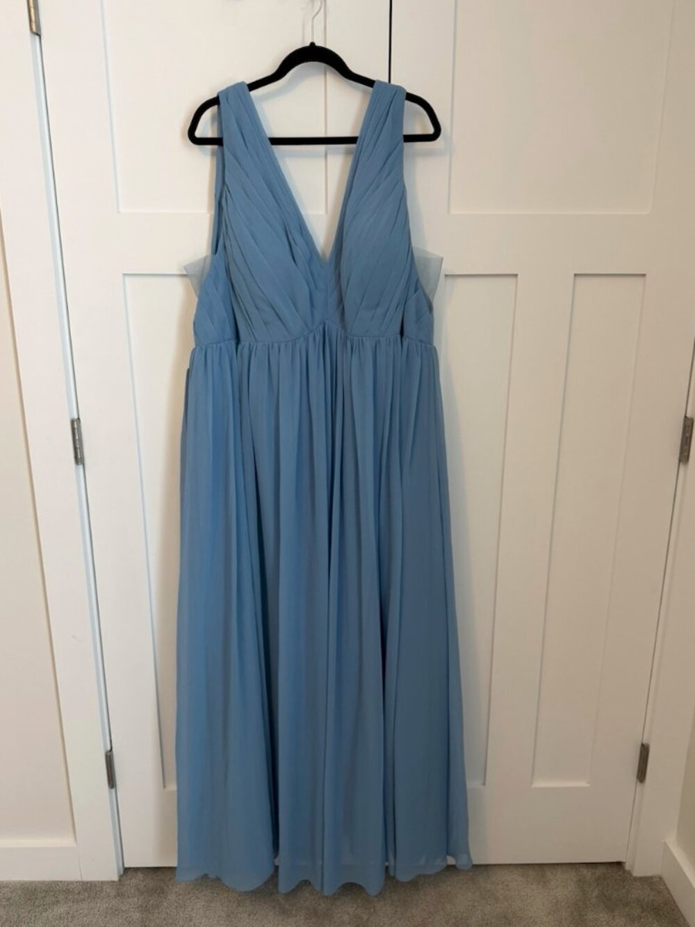 NWT Azazie Ranvie - formal/bridesmaid dress - color Steel Blue